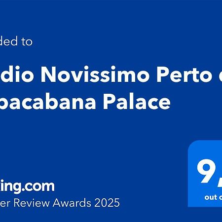 ריו דה ז'ניירו Studio Novissimo Perto Do Copacabana Palace מראה חיצוני תמונה