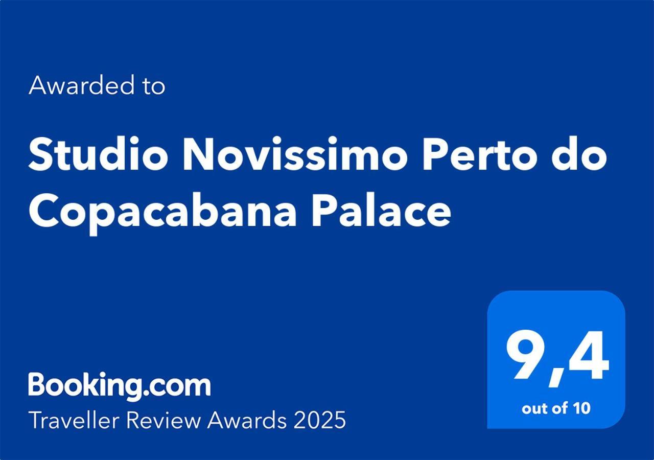 ריו דה ז'ניירו Studio Novissimo Perto Do Copacabana Palace מראה חיצוני תמונה